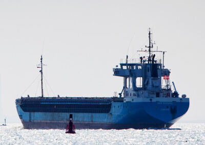HJHansens Ann Rousings skib i havet