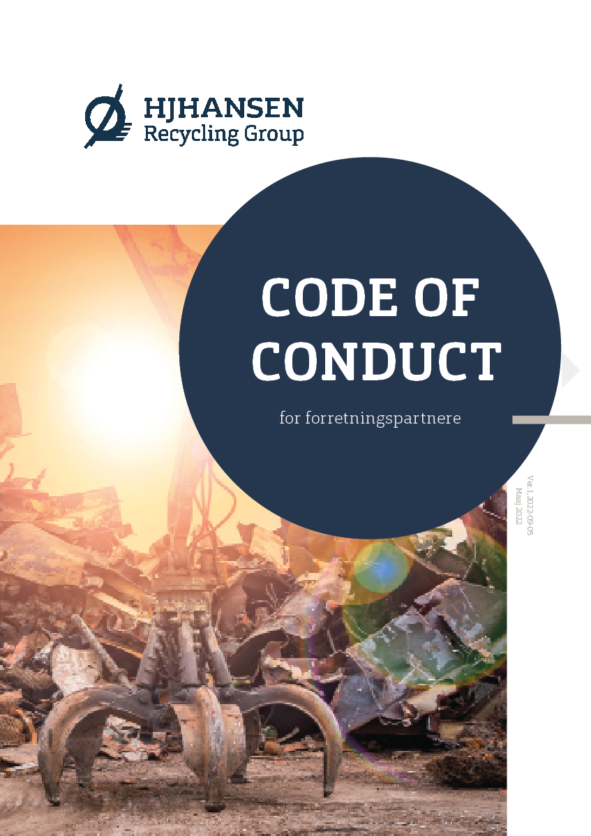HJHansen Code of Conduct for forretningspartnere