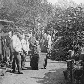 HJHansen-historie-1930-Skrot HJHansen Recycling Group. Historie fra 1930. Stor skrotbunke