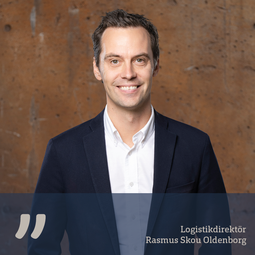 Rasmus-citat-SV Citat portræt af HJHansen Recycling Groups logistikdirektør, Rasmus